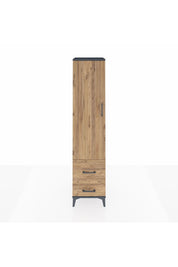 Hyperion Dolap 2 Raflı 2 Çekmeceli Tek Askılı 44x44x195 - S58M016V6B