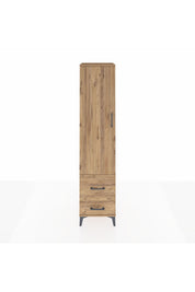 Hyperion Dolap 2 Raflı 2 Çekmeceli Tek Askılı 44x44x195 - S58M016V9B
