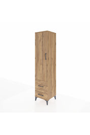Hyperion Dolap 2 Raflı 2 Çekmeceli Tek Askılı 44x44x195 - S58M016V9B
