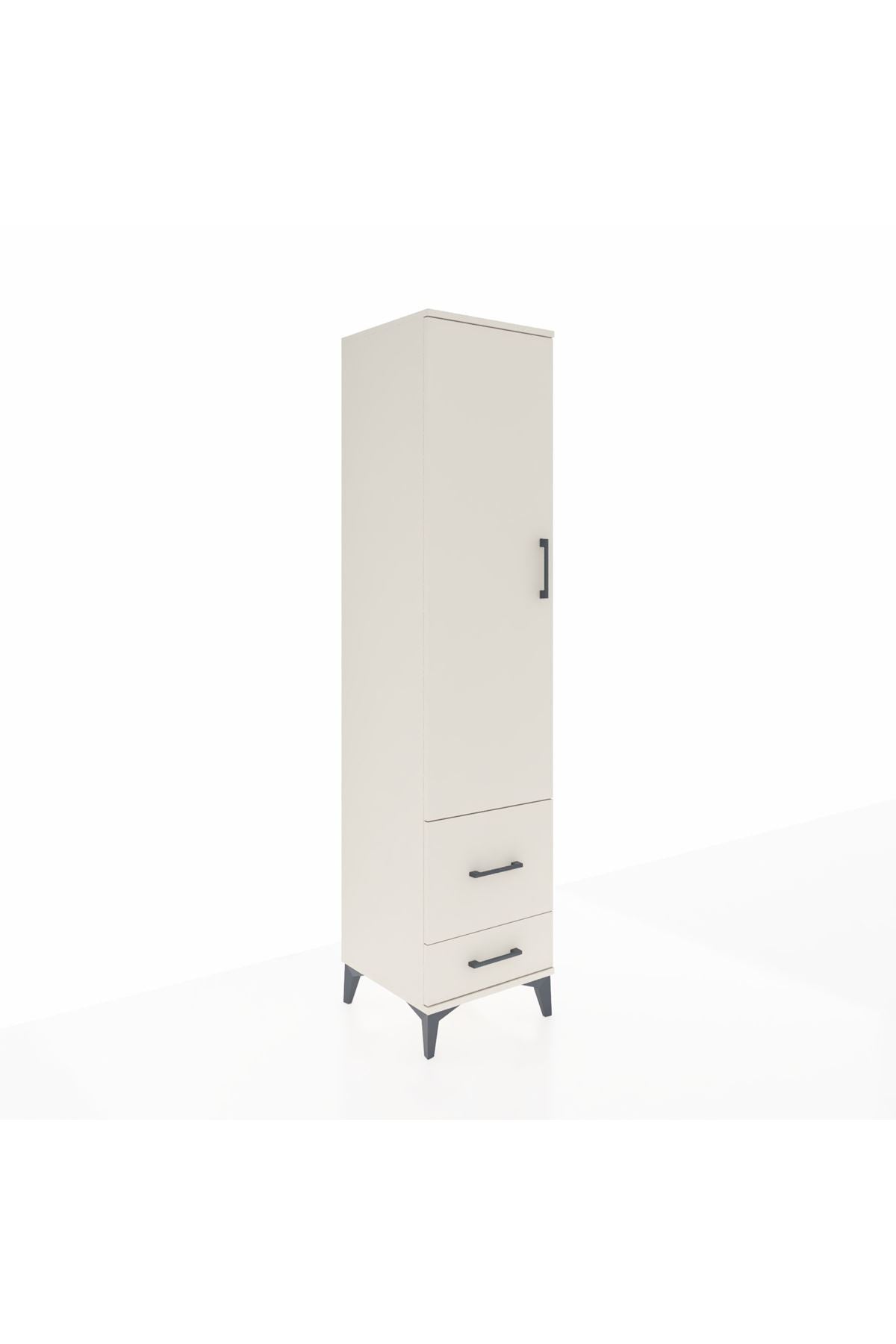 Hyperion Dolap 4 Raflı 2 Çekmeceli Tek Kapaklı 44x44x195 - S58M017V1B