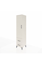 Hyperion Dolap 4 Raflı 2 Çekmeceli Tek Kapaklı 44x44x195 - S58M017V1B