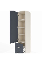 Hyperion Dolap 4 Raflı 2 Çekmeceli Tek Kapaklı 44x44x195 - S58M017V2B
