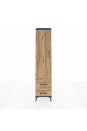 Hyperion Dolap 4 Raflı 2 Çekmeceli Tek Kapaklı 44x44x195 - S58M017V6B