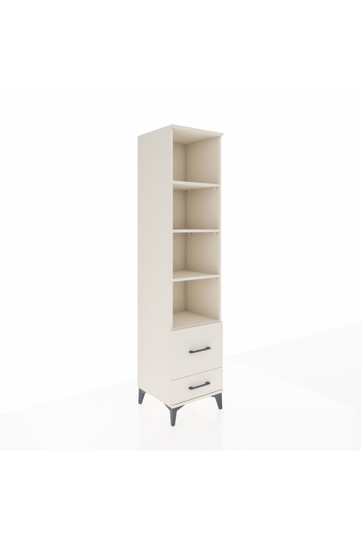 Hyperion Dolap 4 Raflı 2 Çekmeceli 44x44x195 - S58M018V1B