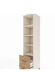 Hyperion Dolap 4 Raflı 2 Çekmeceli 44x44x195 - S58M018V3B