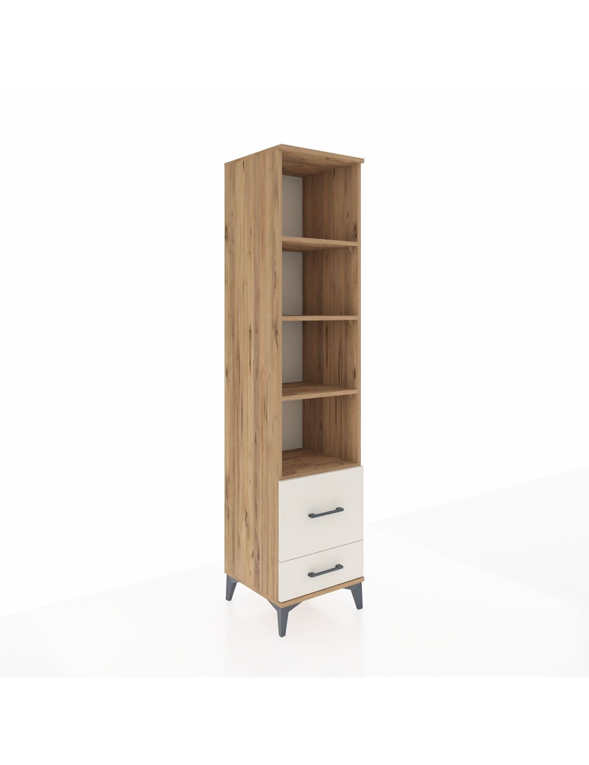 Hyperion Dolap 4 Raflı 2 Çekmeceli 44x44x195 - S58M018V7B