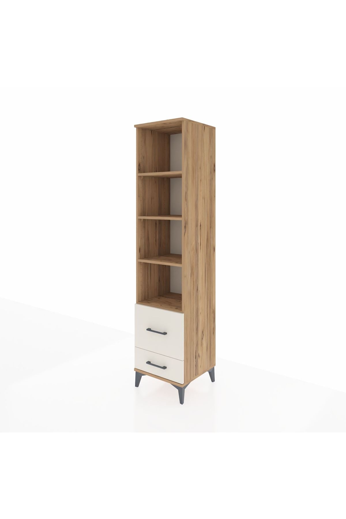 Hyperion Dolap 4 Raflı 2 Çekmeceli 44x44x195 - S58M018V7B