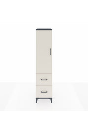 Hyperion Dolap 2 Raflı 2 Çekmeceli Tek Askılı 44x44x195 - S58M019V4B