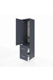 Hyperion Dolap 2 Raflı 2 Çekmeceli Tek Askılı 44x44x195 - S58M019V5B