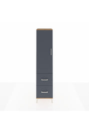 Hyperion Dolap 2 Raflı 2 Çekmeceli Tek Askılı 44x44x195 - S58M019V8B