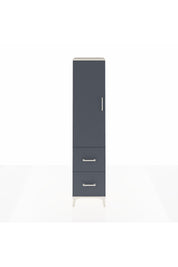 Hyperion Dolap 4 Raflı 2 Çekmeceli Tek Kapaklı 44x44x195 - S58M020V2B