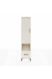 Hyperion Dolap 3 Raflı Tek Çekmeceli Tek Askılı 44x44x195 - S58M022V1B