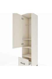 Hyperion Dolap 3 Raflı Tek Çekmeceli Tek Askılı 44x44x195 - S58M022V1B