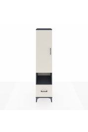 Hyperion Dolap 5 Raflı Tek Çekmeceli Tek Kapaklı 44x44x195 - S58M023V4B