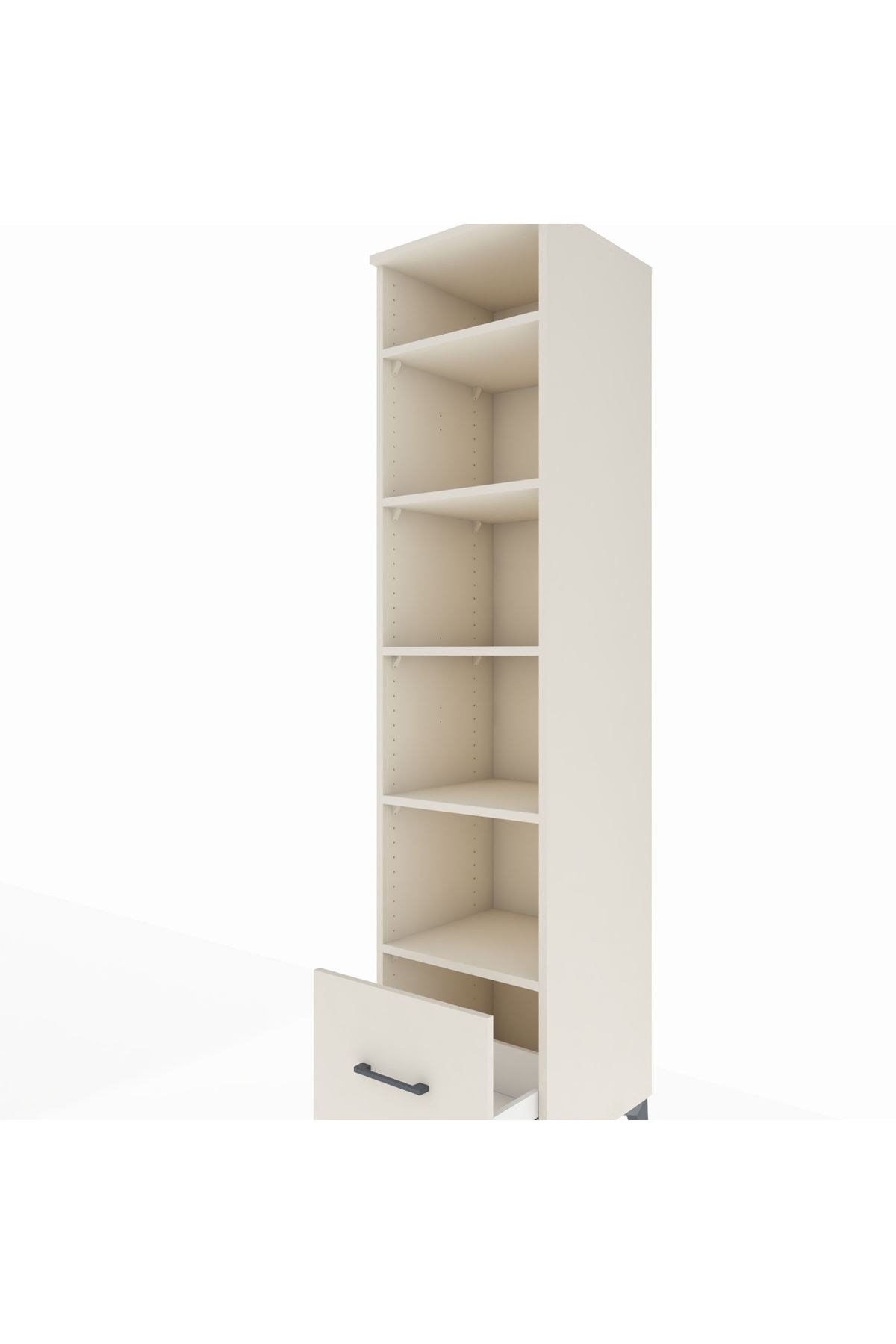 Hyperion Dolap 5 Raflı Tek Çekmeceli 44x44x195 - S58M024V1B