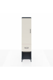 Hyperion Dolap 2 Raflı Tek Çekmeceli Tek Askılı 44x44x195 - S58M025V4B