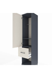 Hyperion Dolap 2 Raflı Tek Çekmeceli Tek Askılı 44x44x195 - S58M025V4B