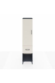 Hyperion Dolap 4 Raflı Tek Çekmeceli Tek Kapaklı 44x44x195 - S58M026V4B