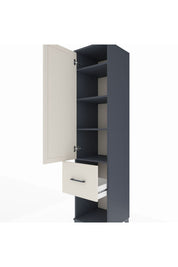 Hyperion Dolap 4 Raflı Tek Çekmeceli Tek Kapaklı 44x44x195 - S58M026V4B