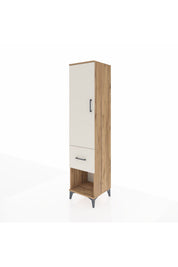 Hyperion Dolap 4 Raflı Tek Çekmeceli Tek Kapaklı 44x44x195 - S58M026V7B