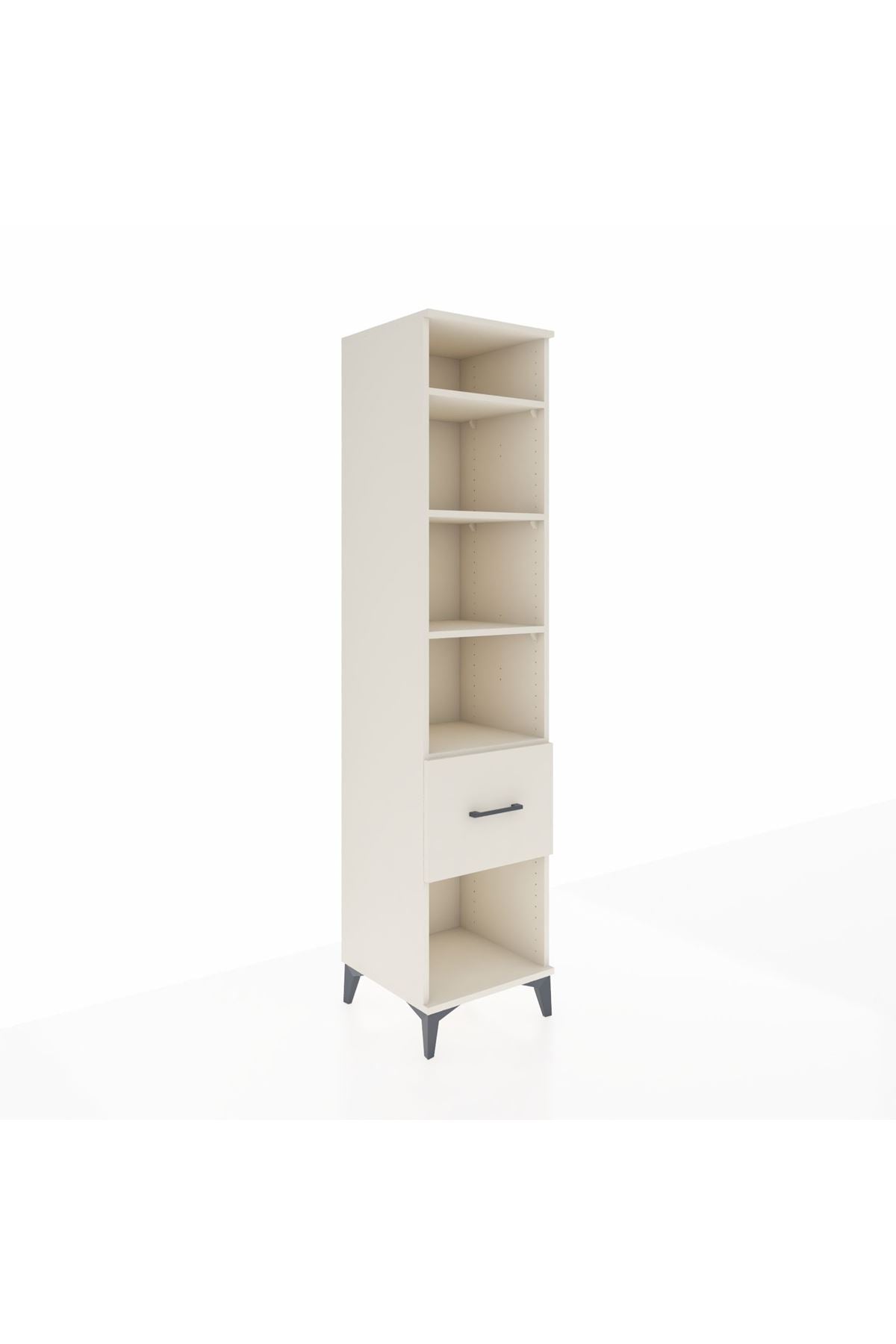 Hyperion Dolap 4 Raflı Tek Çekmeceli 44x44x195 - S58M027V1B