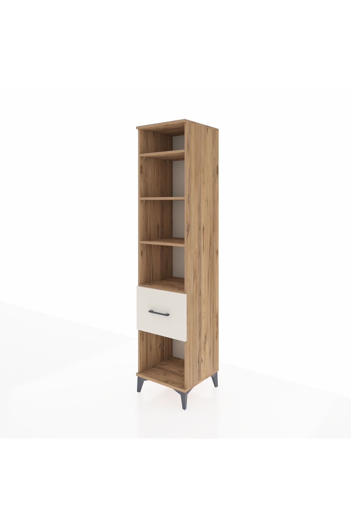 Hyperion Dolap 4 Raflı Tek Çekmeceli 44x44x195 - S58M027V7B