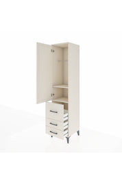 Hyperion Dolap 2 Raflı 3 Çekmeceli Tek Askılı 44x44x195 - S58M028V1B