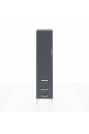 Hyperion Dolap 2 Raflı 3 Çekmeceli Tek Askılı 44x44x195 - S58M028V2B
