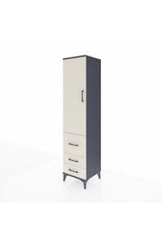 Hyperion Dolap 2 Raflı 3 Çekmeceli Tek Askılı 44x44x195 - S58M028V4B