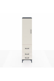 Hyperion Dolap 2 Raflı 3 Çekmeceli Tek Askılı 44x44x195 - S58M028V4B