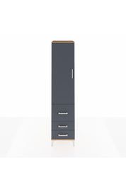 Hyperion Dolap 2 Raflı 3 Çekmeceli Tek Askılı 44x44x195 - S58M028V8B