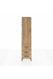 Hyperion Dolap 2 Raflı 3 Çekmeceli Tek Askılı 44x44x195 - S58M028V9B