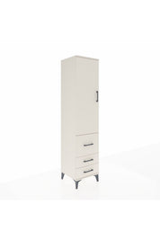 Hyperion Dolap 4 Raflı 3 Çekmeceli Tek Kapaklı 44x44x195 - S58M029V1B