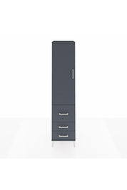 Hyperion Dolap 4 Raflı 3 Çekmeceli Tek Kapaklı 44x44x195 - S58M029V5B