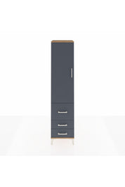 Hyperion Dolap 4 Raflı 3 Çekmeceli Tek Kapaklı 44x44x195 - S58M029V8B