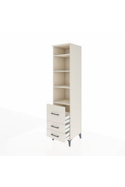 Hyperion Dolap 4 Raflı 3 Çekmeceli 44x44x195 - S58M030V1B