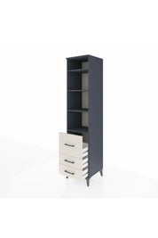 Hyperion Dolap 4 Raflı 3 Çekmeceli 44x44x195 - S58M030V4B