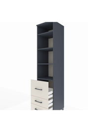 Hyperion Dolap 4 Raflı 3 Çekmeceli 44x44x195 - S58M030V4B