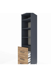 Hyperion Dolap 4 Raflı 3 Çekmeceli 44x44x195 - S58M030V6B