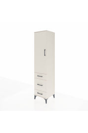 Hyperion Dolap 2 Raflı 3 Çekmeceli Tek Askılı 44x44x195 - S58M031V1B