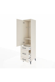 Hyperion Dolap 2 Raflı 3 Çekmeceli Tek Askılı 44x44x195 - S58M031V1B
