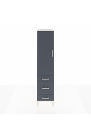 Hyperion Dolap 2 Raflı 3 Çekmeceli Tek Askılı 44x44x195 - S58M031V2B