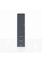 Hyperion Dolap 2 Raflı 3 Çekmeceli Tek Askılı 44x44x195 - S58M031V5B