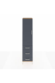 Hyperion Dolap 2 Raflı 3 Çekmeceli Tek Askılı 44x44x195 - S58M031V8B