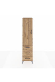 Hyperion Dolap 2 Raflı 3 Çekmeceli Tek Askılı 44x44x195 - S58M031V9B