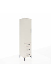 Hyperion Dolap 4 Raflı 3 Çekmeceli Tek Kapaklı 44x44x195 - S58M032V1B