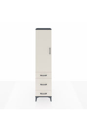 Hyperion Dolap 4 Raflı 3 Çekmeceli Tek Kapaklı 44x44x195 - S58M032V4B