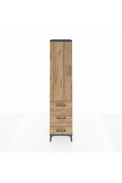 Hyperion Dolap 4 Raflı 3 Çekmeceli Tek Kapaklı 44x44x195 - S58M032V6B