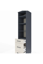 Hyperion Dolap 4 Raflı 3 Çekmeceli 44x44x195 - S58M033V4B
