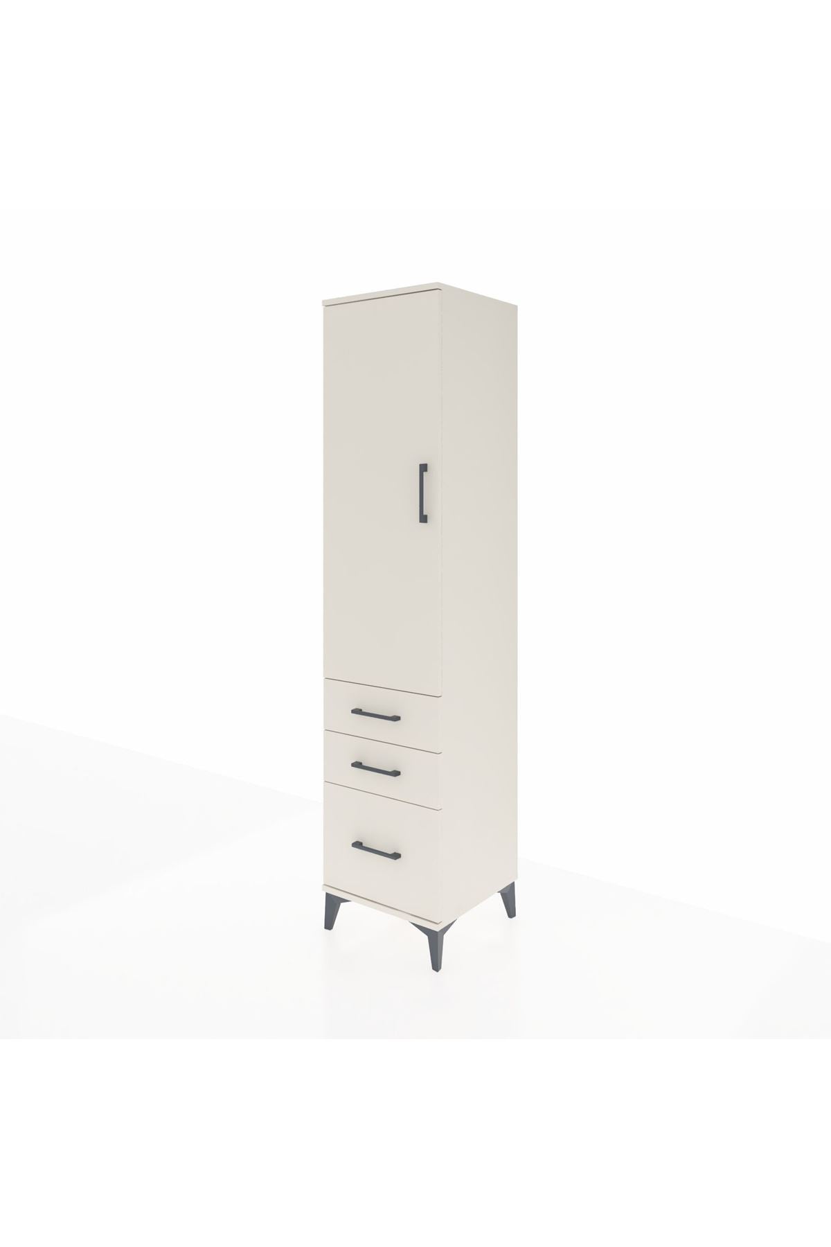 Hyperion Dolap 2 Raflı 3 Çekmeceli Tek Askılı 44x44x195 - S58M034V1B